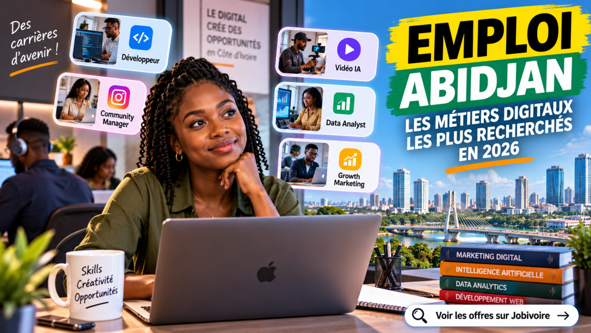 Emploi Abidjan : les métiers digitaux les plus recherchés par les entreprises