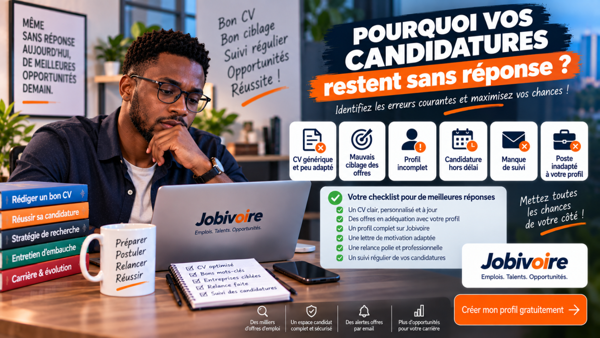 Pourquoi vos candidatures restent sans réponse ?