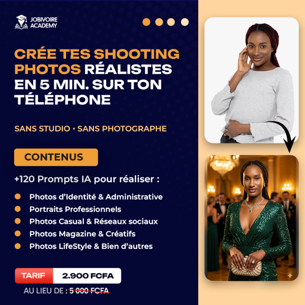 Fini les Shooting hors de prix : +60 Prompts IA pour des Photos Professionnelles sur ton Téléphone