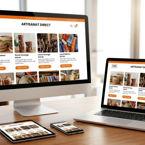 Je vais créer votre site e-commerce professionnel et responsive