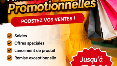 Je vais Créer vos affiches pour vos différents événements