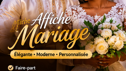 Je vais Créer vos affiches pour vos différents événements