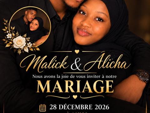 Affiche de mariage