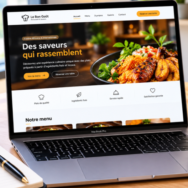 Je vais créer votre application de commande ou site web professionnel
