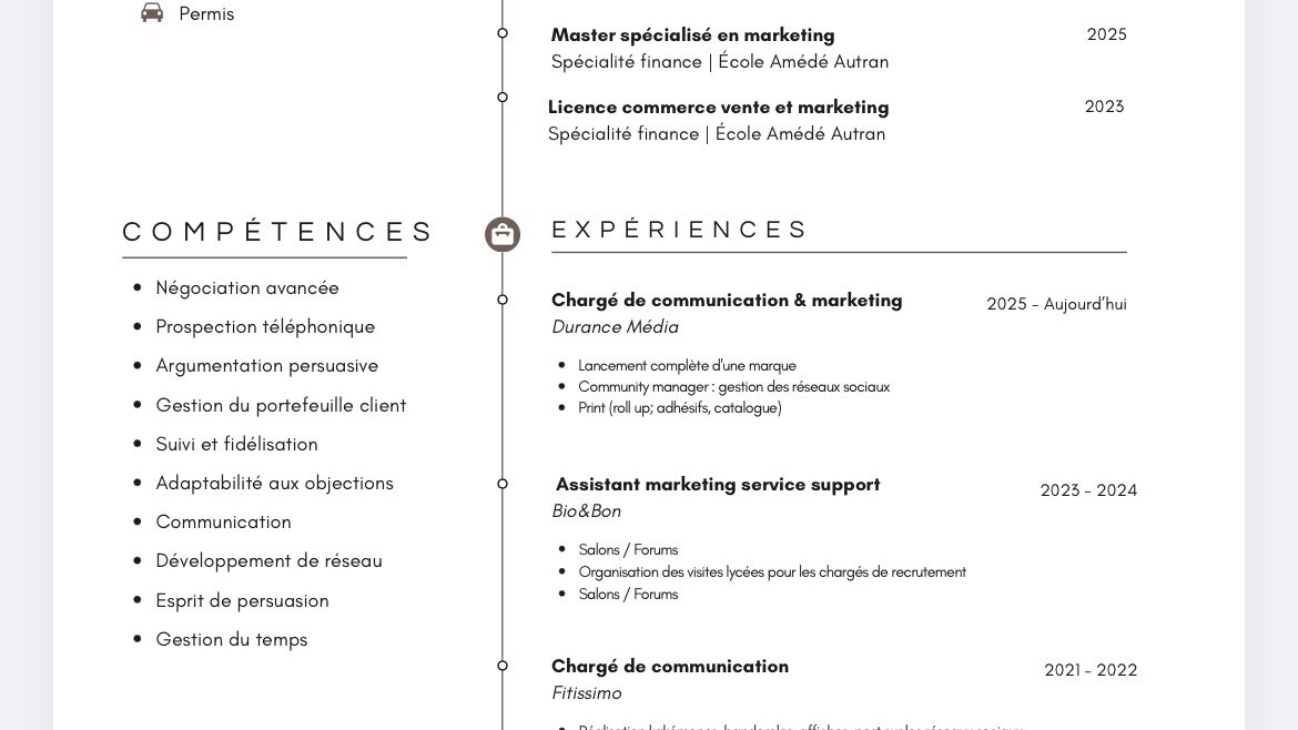 Je vais rédiger des CV et des lettres de motivation professionnels